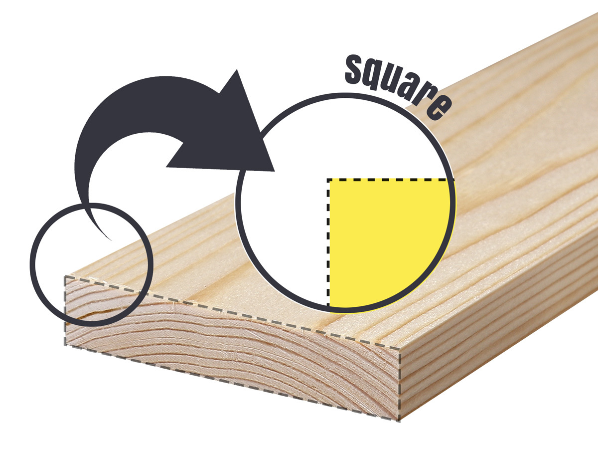Untreated Planed Square Edge (PSE) Timber