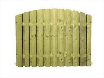 Green - Arched Heavy Duty Tudor DOUBLE Panel (6