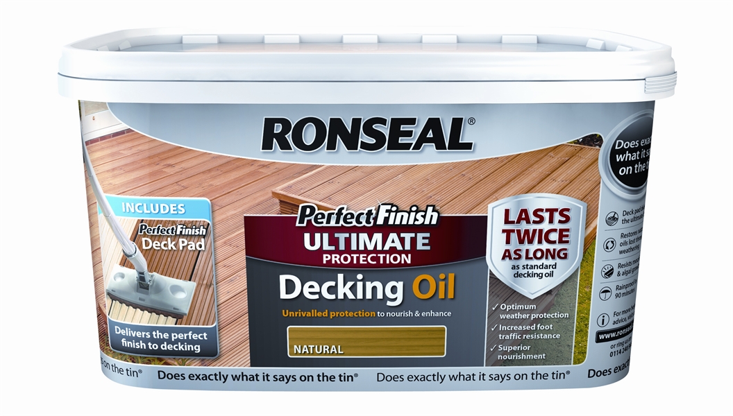 Ronseal Perfect Finish Ultimate Protection Decking Oil 2.5 Litre