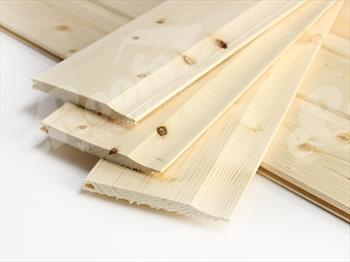 Cut to size - Untreated Shiplap / Cladding (12mm x 120mm) 