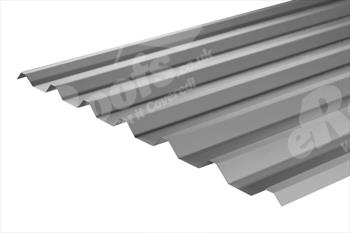 Plastisol Coated Merlin Grey Box Profile Sheet (6ft 1828mm)