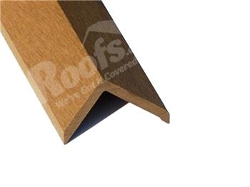 Oak RealGroove™ Composite Edging Trim (40mm x 40mm - 2.4m)