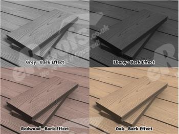 Sample Pack - RealGroove™ Bark Effect Solid Composite Decking (146mm x 22mm)