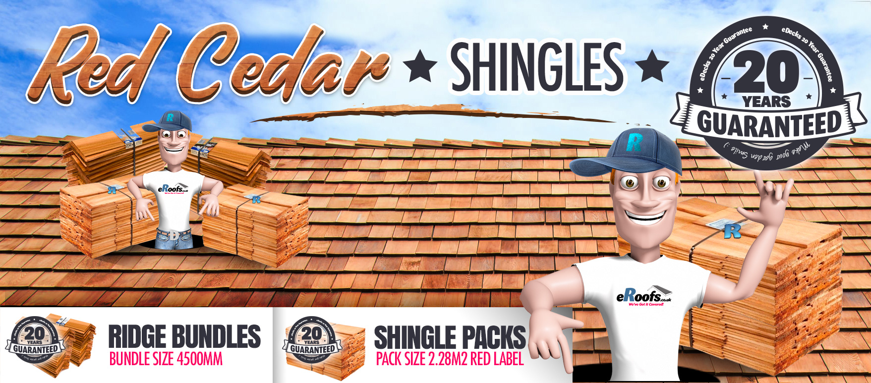 red cedar shingles