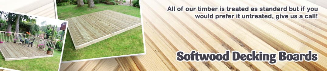 Softwood Decking Boards