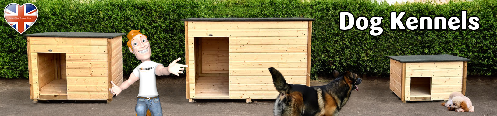 Wooden Dog Kennels
