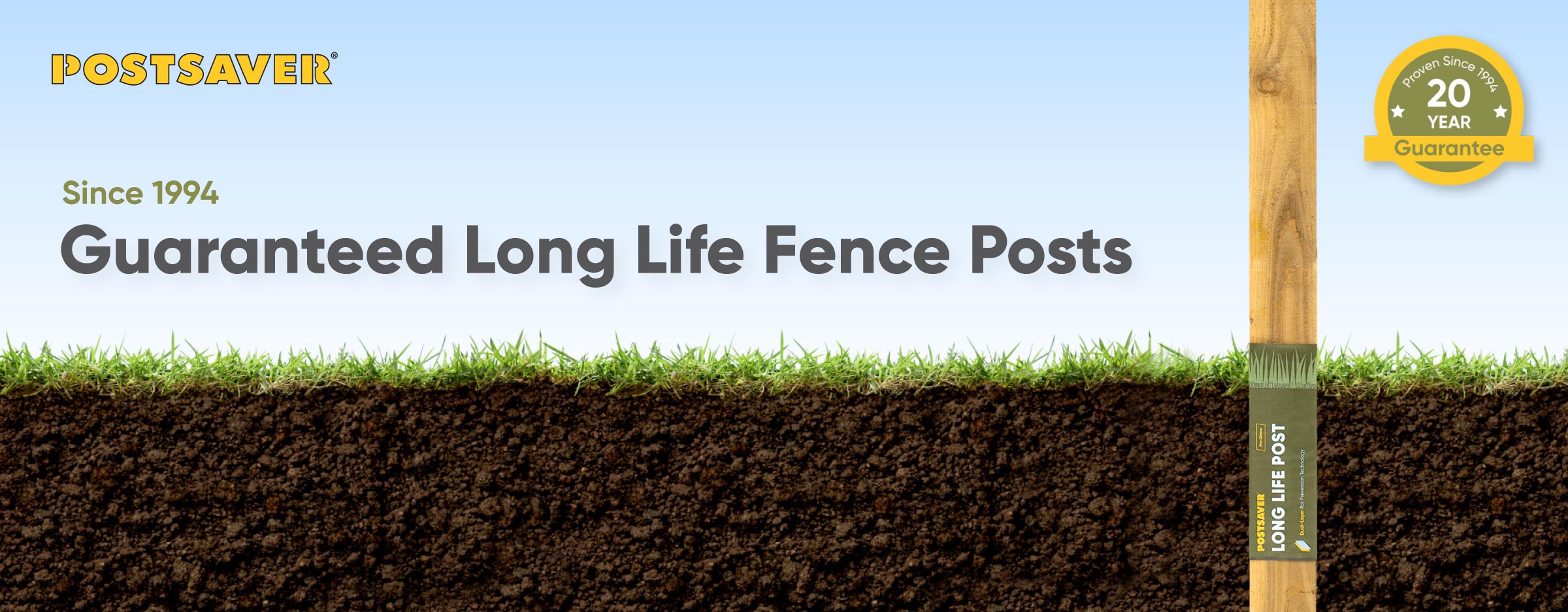 Postsaver Sleeves & Pre-Sleeved Fence Posts