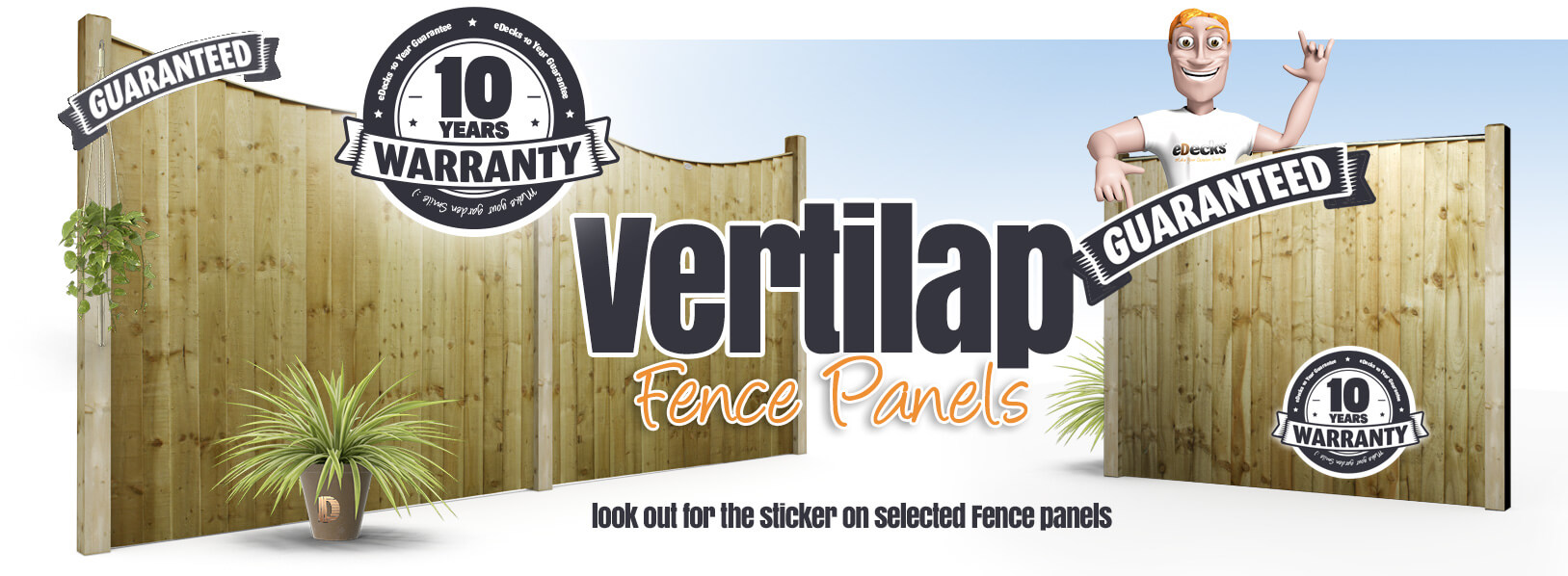 Heavy Duty Vertilap Featheredge Panels