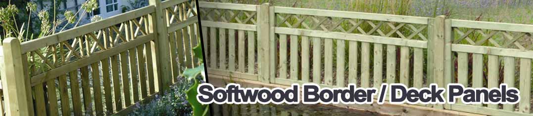 Softwood Border / Deck Panels