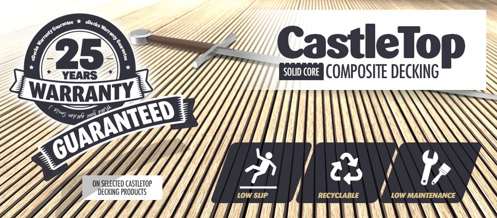 Castle Top Composite Decking Boards
