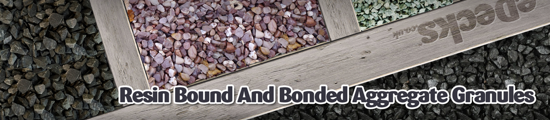 Resin Bound And Bonded Aggregate Granules