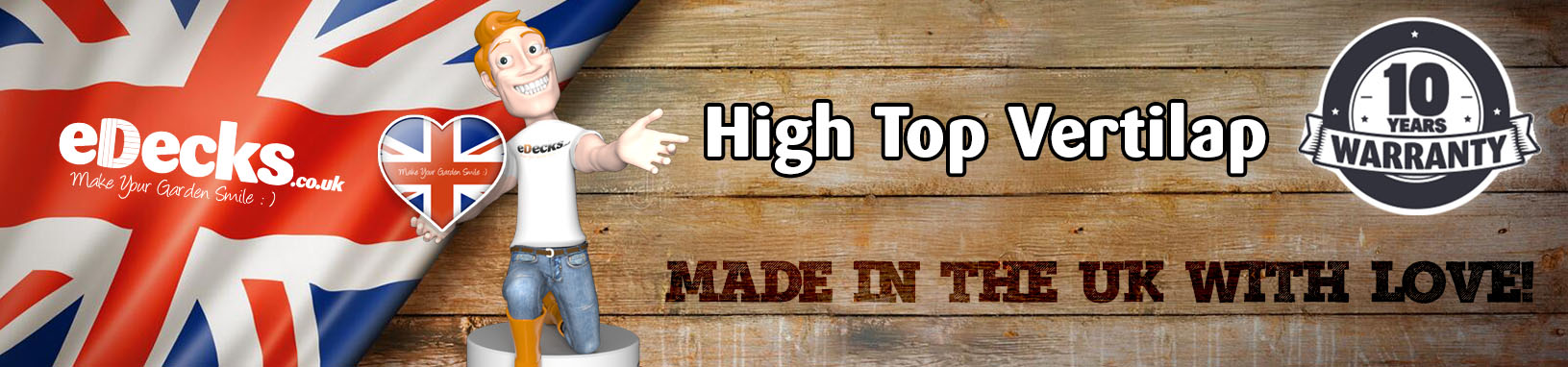 High Top Vertilap Panels