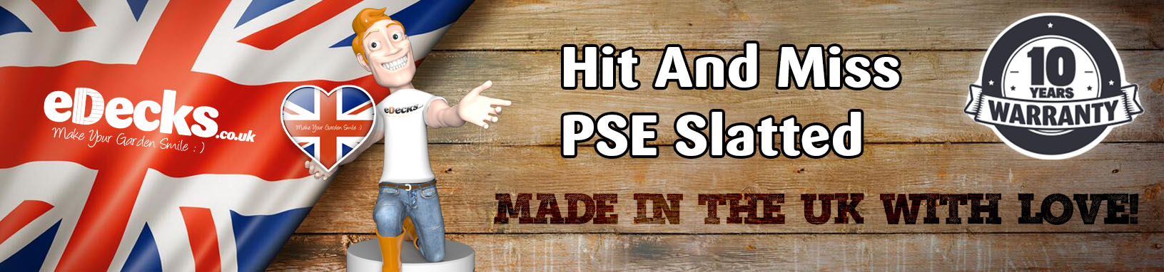 Hit and Miss PSE Slatted Panels