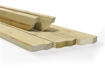 Treated - Profiled One End Pergola Rafter (145mm x 44mm)