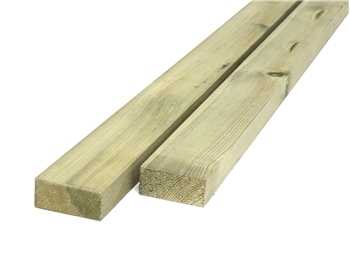 Green - Treated Planed Square Edge Timber (50mm x 25mm)
