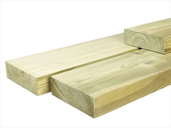 Green - Treated Planed Square Edge Timber (150mm x 50mm)