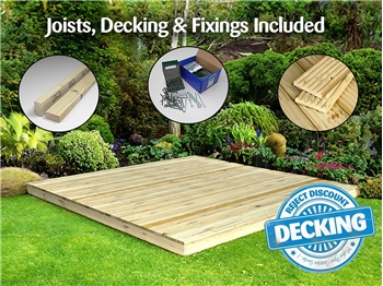 Reject Discount Decking Kit 3.6m x 3.6m (No Handrails)