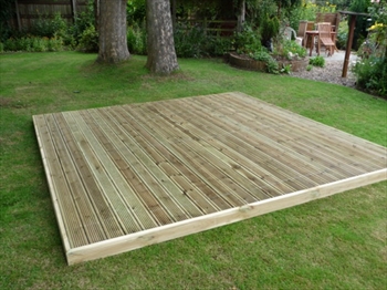 Easy Deck Patio Kit 3.6m x 3.6m (No Handrails)