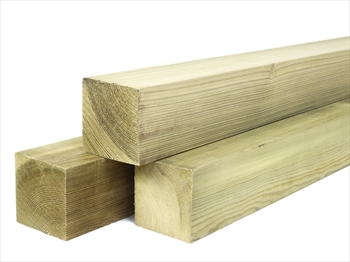 Green - Treated Planed Square Edge Timber (75mm x 75mm)