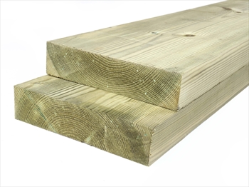 Green - Treated Planed Square Edge Timber (200mm x 50mm)