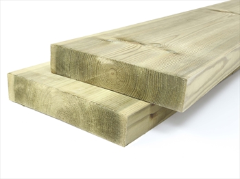 Green - Treated Planed Square Edge Timber (225mm x 50mm)