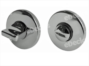 Bathroom thumbturn polished