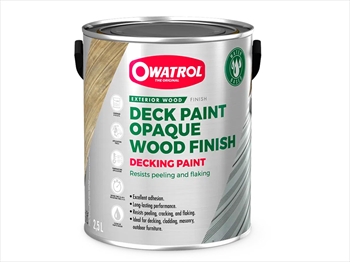 Owatrol Decking Paint 2.5 Litre (Black)