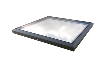 Mardome Trade - Glass Rooflight To Fit Builders Upstand - Manual Opening (900mm x 600mm)