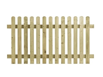 Round Top Picket Fence Panel (1800mm x 1200mm)