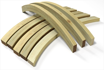 Treated - Softwood Curved Pergola Beam (95mm x 44mm x 1200mm)
