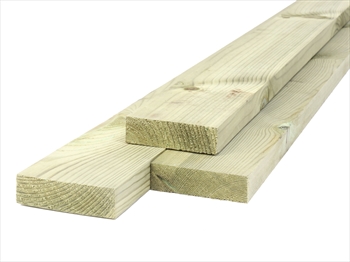 Green - Treated Planed Square Edge Timber (75mm x 25mm)