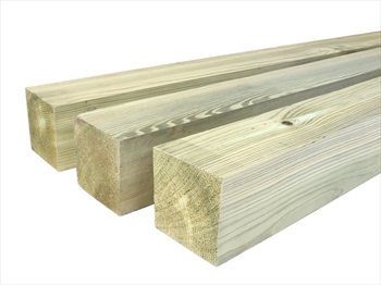 Green - Treated Planed Square Edge Timber (100mm x 100mm)