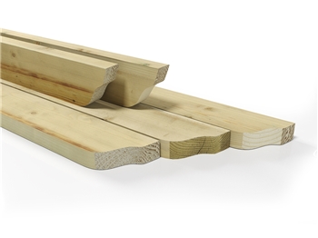 Treated - Profiled Both End Pergola Rafter (145mm x 44mm)