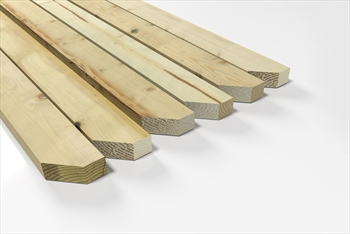 Cut To Size - Treated Angle-Cut One End Pergola Rafter (92mm x 42mm)