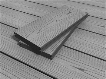 RealGroove™ Bark Effect Grey Solid Composite Decking (2400mm x 146mm x 22mm)