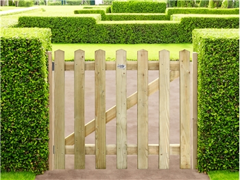 Pointed Top Picket Gate (1.2m x 0.9m)