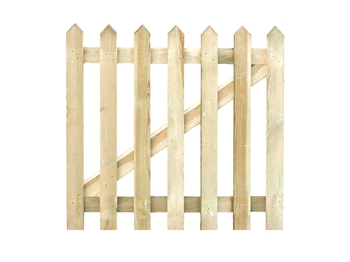 Pointed Top Picket Gate (1.2m x 0.9m)