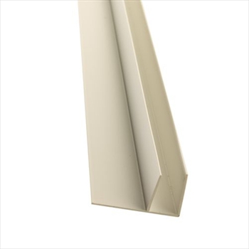 White 25mm Polycarbonate Side Flashing (4000mm)
