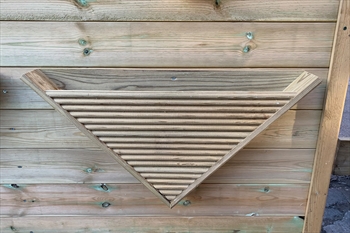 Triangular Decking Wall Planter - Large 720mm