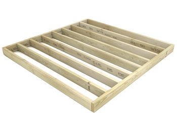 Heavy Duty Decking Frame Kit 2.4m x 2.4m (6" x 2")