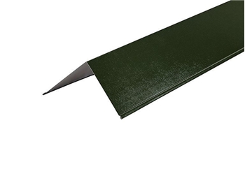Plastisol Coated Angled Ridge 3m Juniper Green (200mm x 200mm)