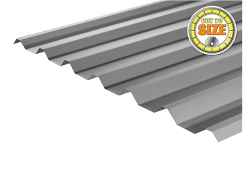 Plastisol Coated Merlin Grey 0.7mm Box Profile Sheet (Exact Cut)