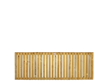 Vertical Slatted PSE Fence Panel (1.8m x 0.6m)