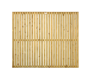 Vertical Slatted PSE Fence Panel (1.8m x 1.5m)