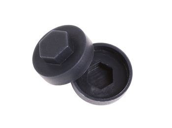 Slate Blue Tech Bolt Caps 16mm (Pack of 100)