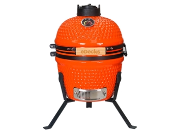 Kamado Maxi Ceramic Charcoal BBQ - Orange