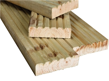*Clearance* Reject Chunky Discount Decking Kit 1.8m x 1.8m (No Handrails)