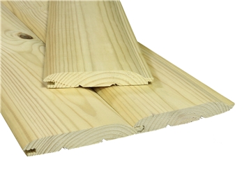 Reject - Green Treated Loglap / Cladding (120mm x 18.5mm)