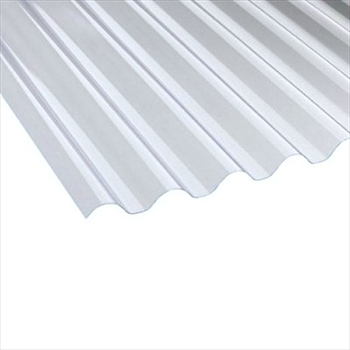 PVC 8/3" Vistalux Cast Iron Profile Corrugated Roof Sheets (10ft - 3050mm)