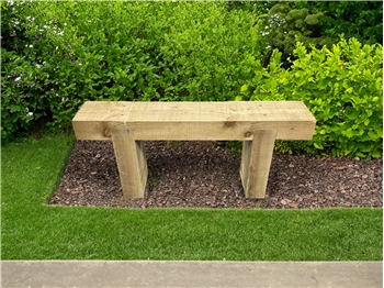 Rustic Sleeper Bench (1000mm)